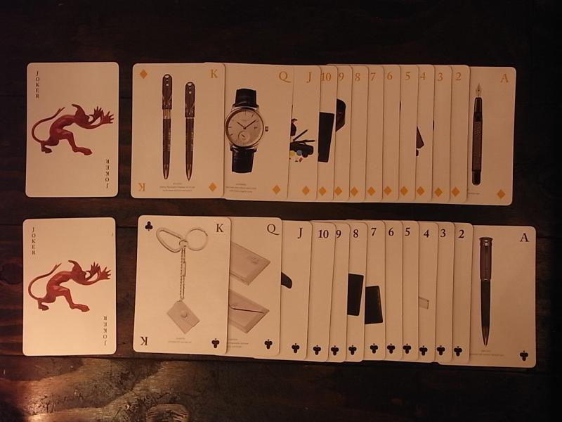 dunhillトランプ、ダンヒルノベルティ、ブランドトランプカード