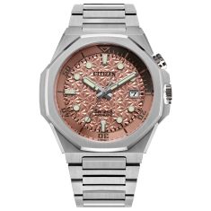 Citizen Series8 890 Automatic Salmon Dial Stainless Steel Watch