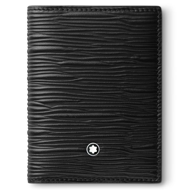 Montblanc 4810 Black 4cc Card Holder | REEDS Jewelers