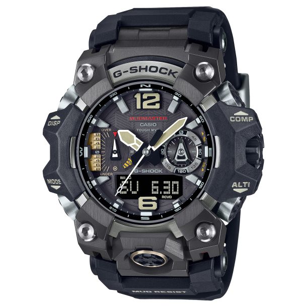 Casio G-Shock Master of G Mudmaster Black Resin Strap Connected