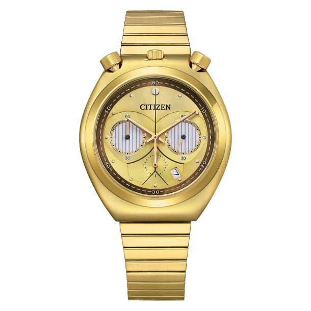 Citizen Tsuno Star Wars C-3PO Gold-Tone Bracelet Watch | 38mm