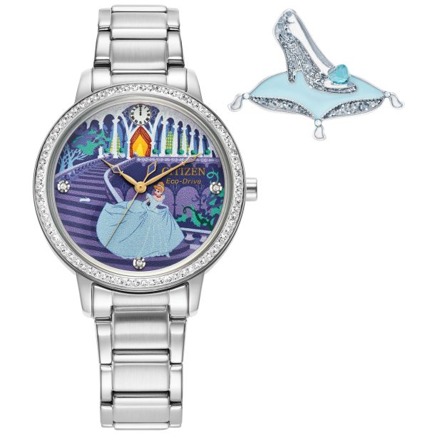 Citizen Eco-Drive Disney Princess Cinderella Crystal Accent and