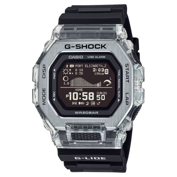 Casio G-Shock G-LIDE GBX-100 SERIES Digital Black Resin Watch 50.9
