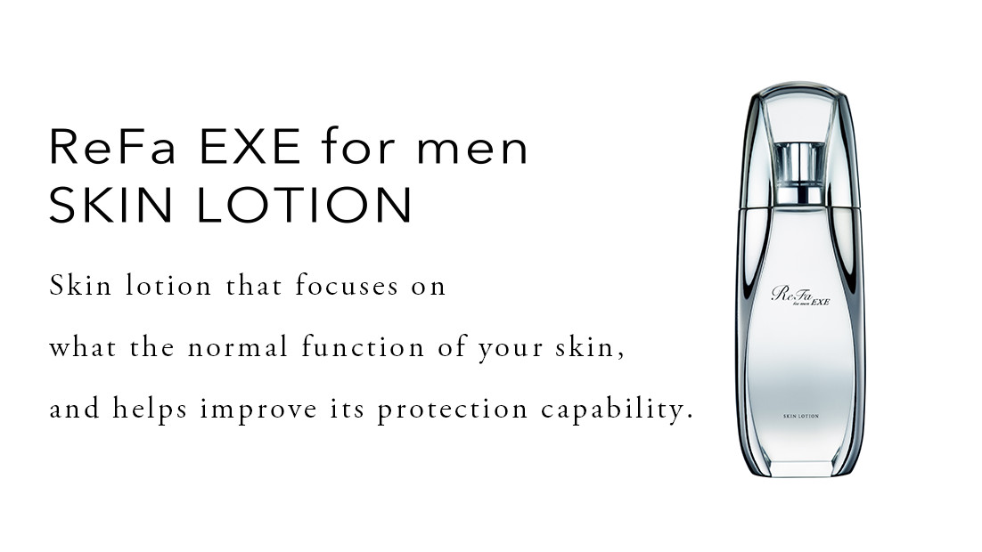 ReFa EXE for MEN SKIN LOTION | PRODUCTS | ReFa | MTG Co., Ltd.