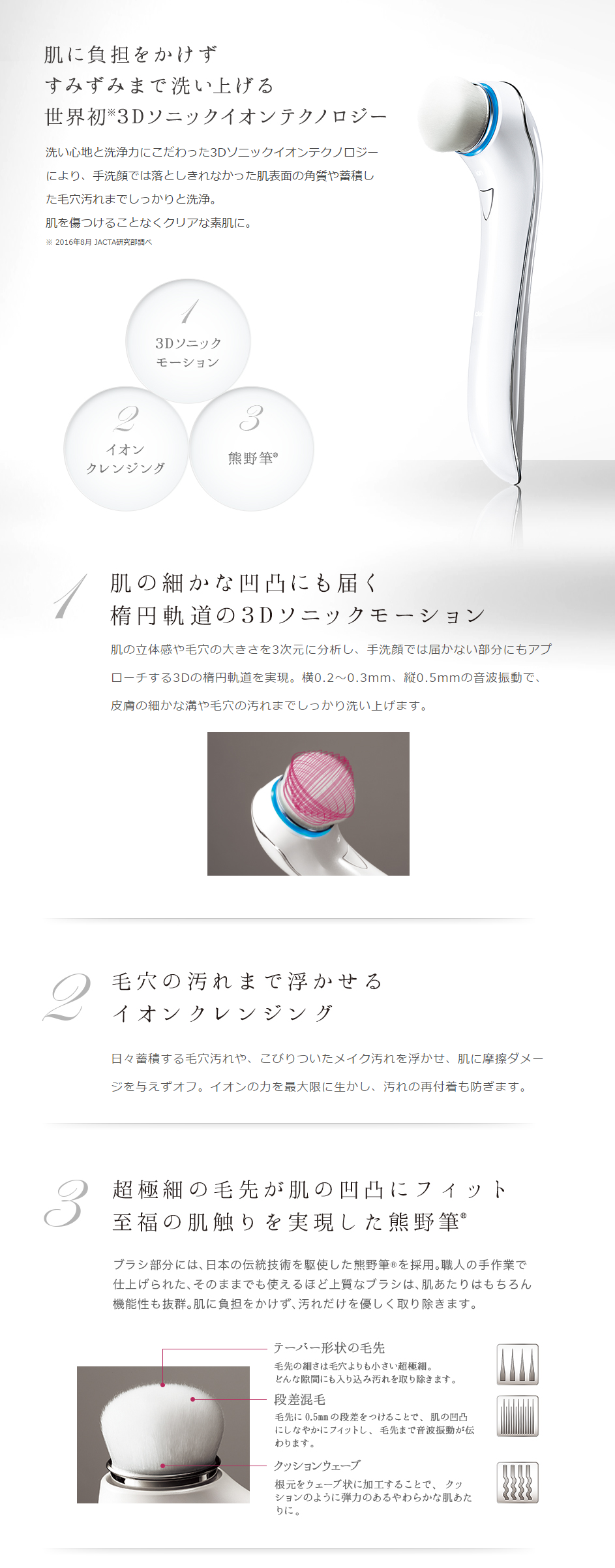 肌をいたわり残さず落とす。独自のテクノロジーを搭載したReFa初の洗顔