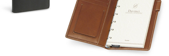 ダ・ヴィンチ グランデ オイルレザー」システム手帳・ポケットサイズ
