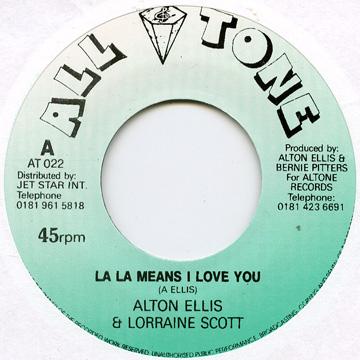 Alton Ellis, Lorraine Scott - La La Means I Love You(7