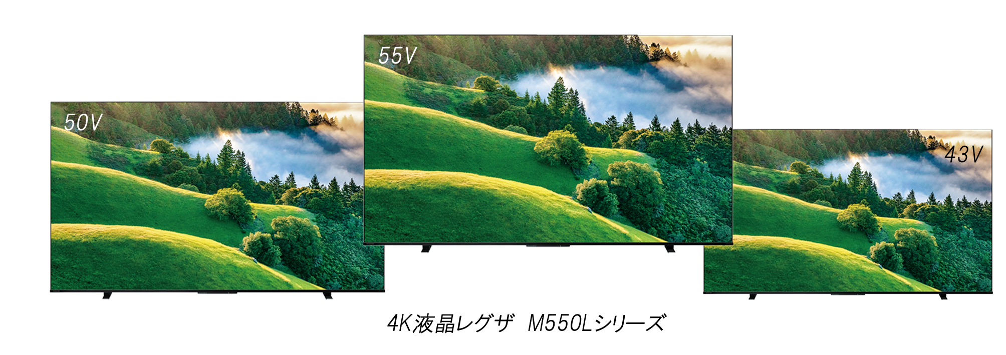 4K液晶レグザ「M550Lシリーズ」に、55V型/50V型/43V型を追加｜REGZA