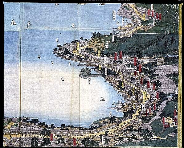 御開港横浜之全図 増補再刻 ｜ 横浜市歴史博物館