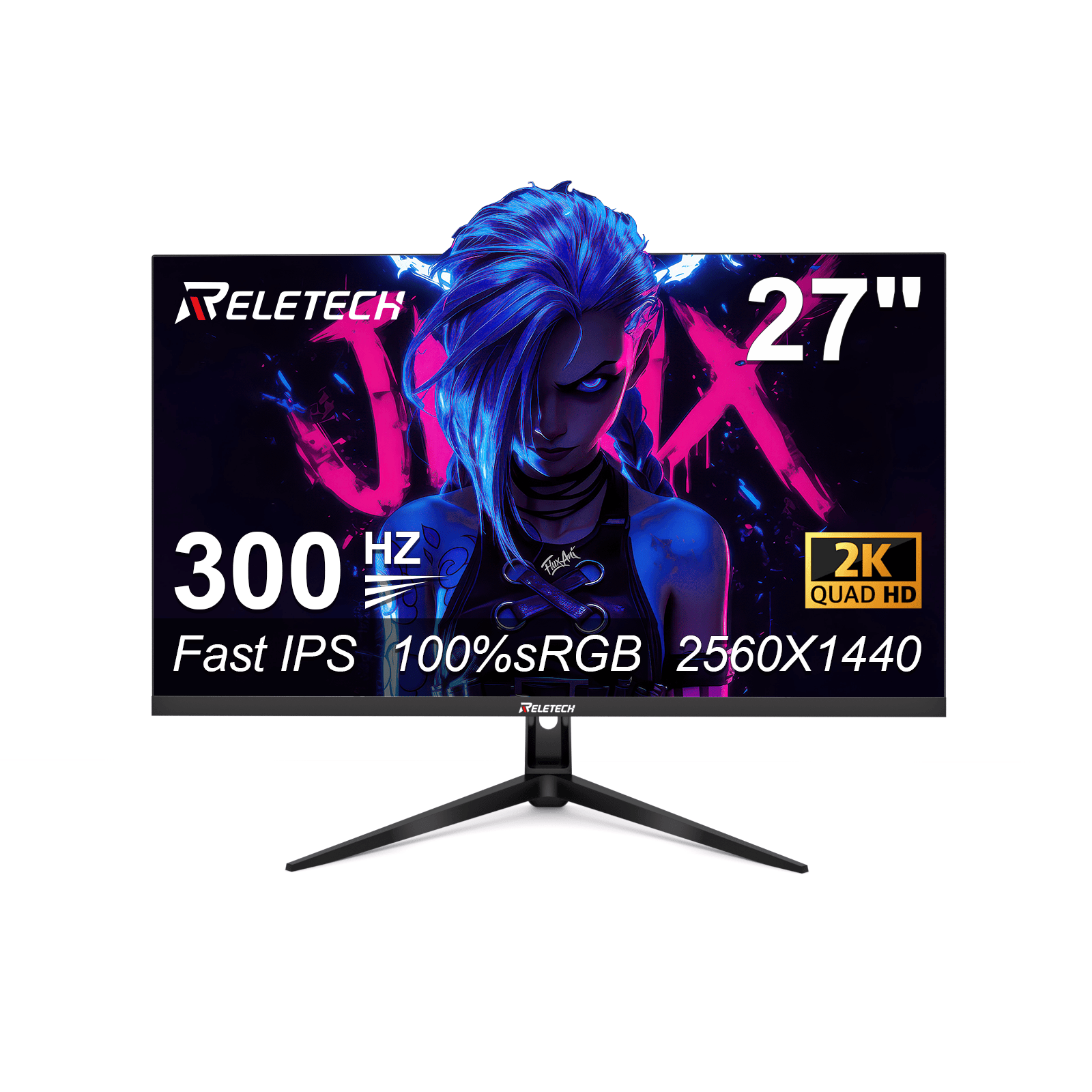 Reletech 2K 300Hz Gaming Monitor G27X Ultra – Reletech AI Vision