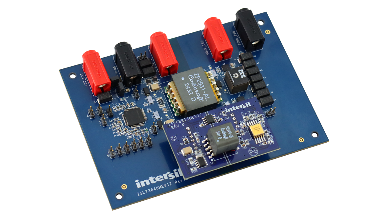 ISL73846MEV1Z - 耐放射線性 28V から 12V、144W 出力プッシュプル