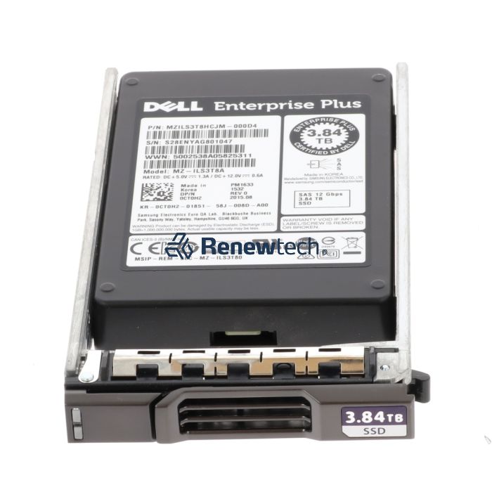 DELL 400-AQZX - 3.84TB SSD SFF SAS 12G RI COMPELLENT 400-AQZX