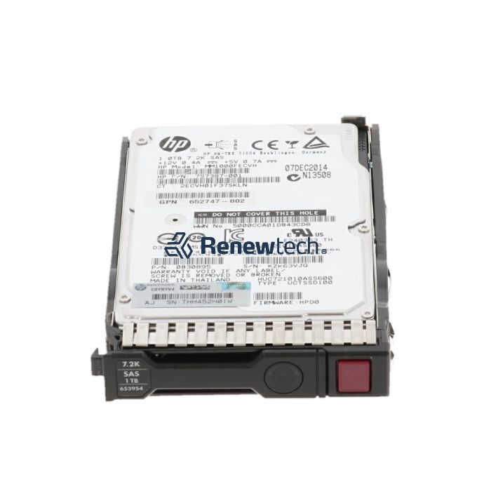HP 652749-B21 - HP 1TB SAS 6G 7.2K SFF HDD for G8-G10 Servers by