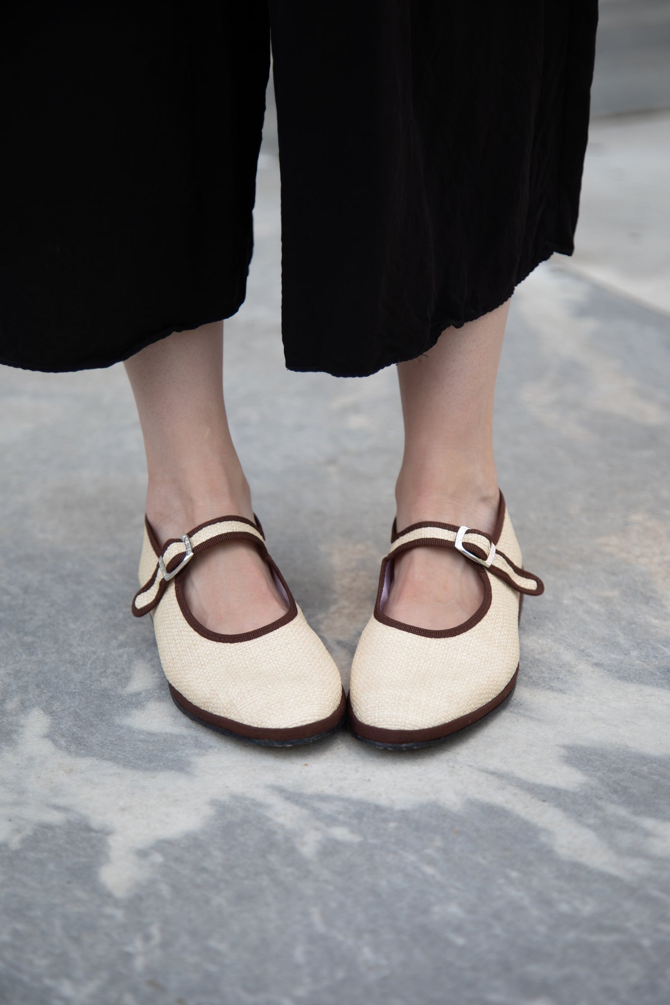 rennes — Drogheria Crivellini | Mary Janes in Ecru Raffia