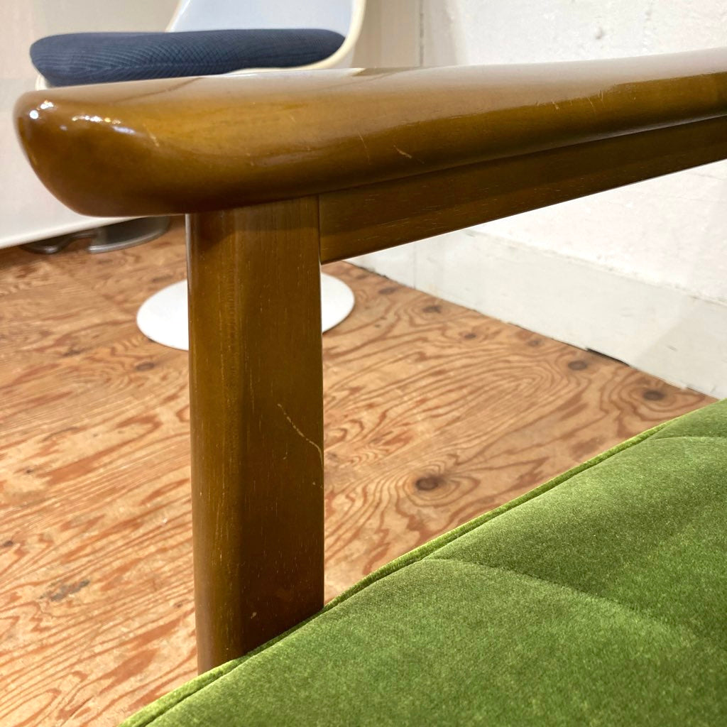 カリモク60 / karimoku Kチェア アームチェア モケットグリーン 1