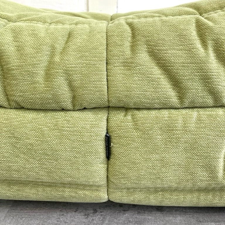 リーン・ロゼ / ligne roset トーゴ パフ オットマン グリーン 中古 床座