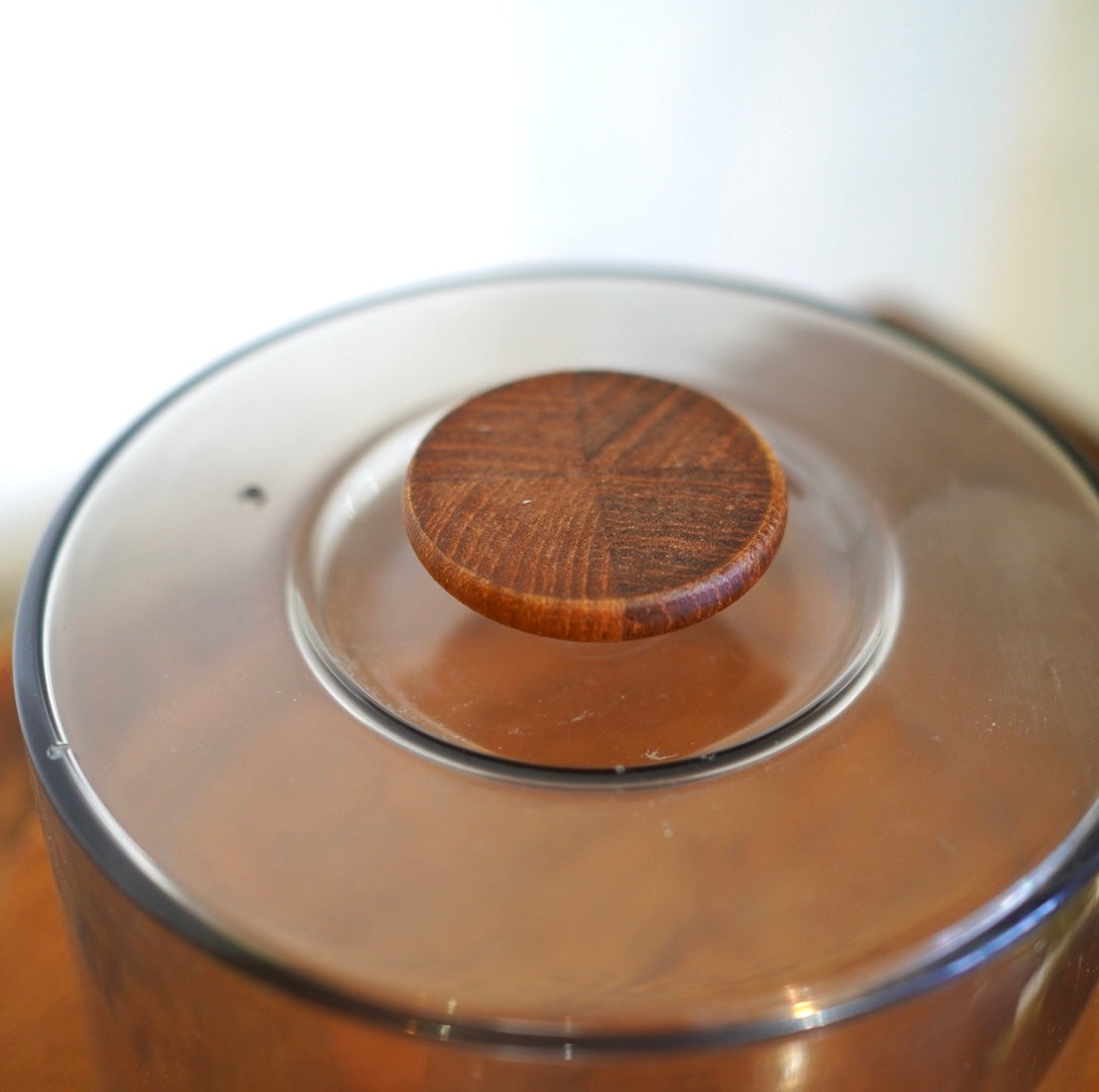 北欧ヴィンテージ チーズドームチーク材 デンマーク 60's 小物入れ