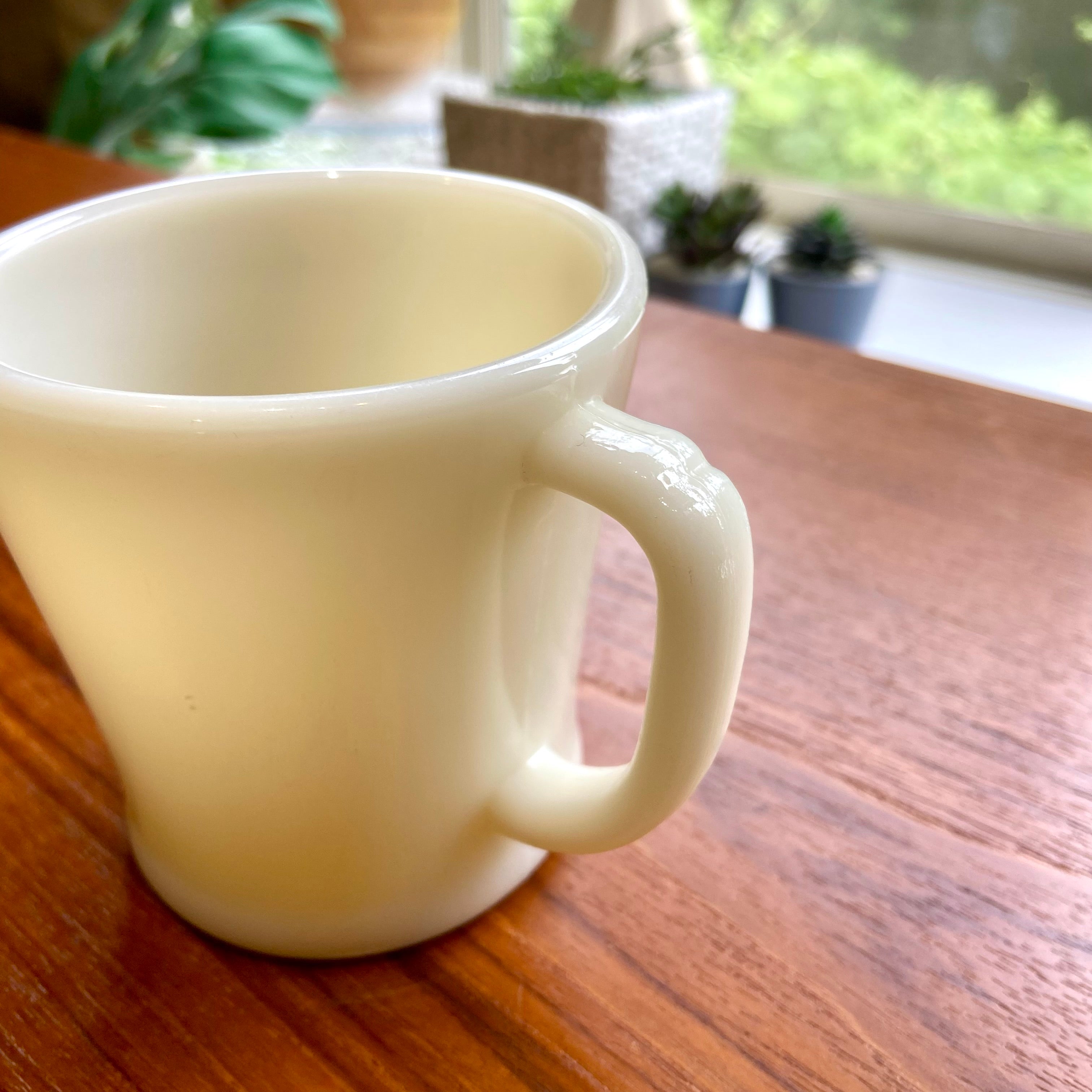 ファイヤーキング / Fire-King Dハンドルマグ アイボリー ヴィンテージ