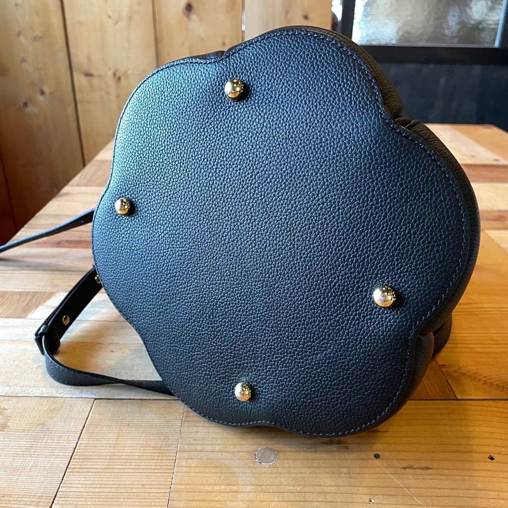 古着】ポレーヌ / Polène カヌレバッグ Numéro Huit ブラック 本革