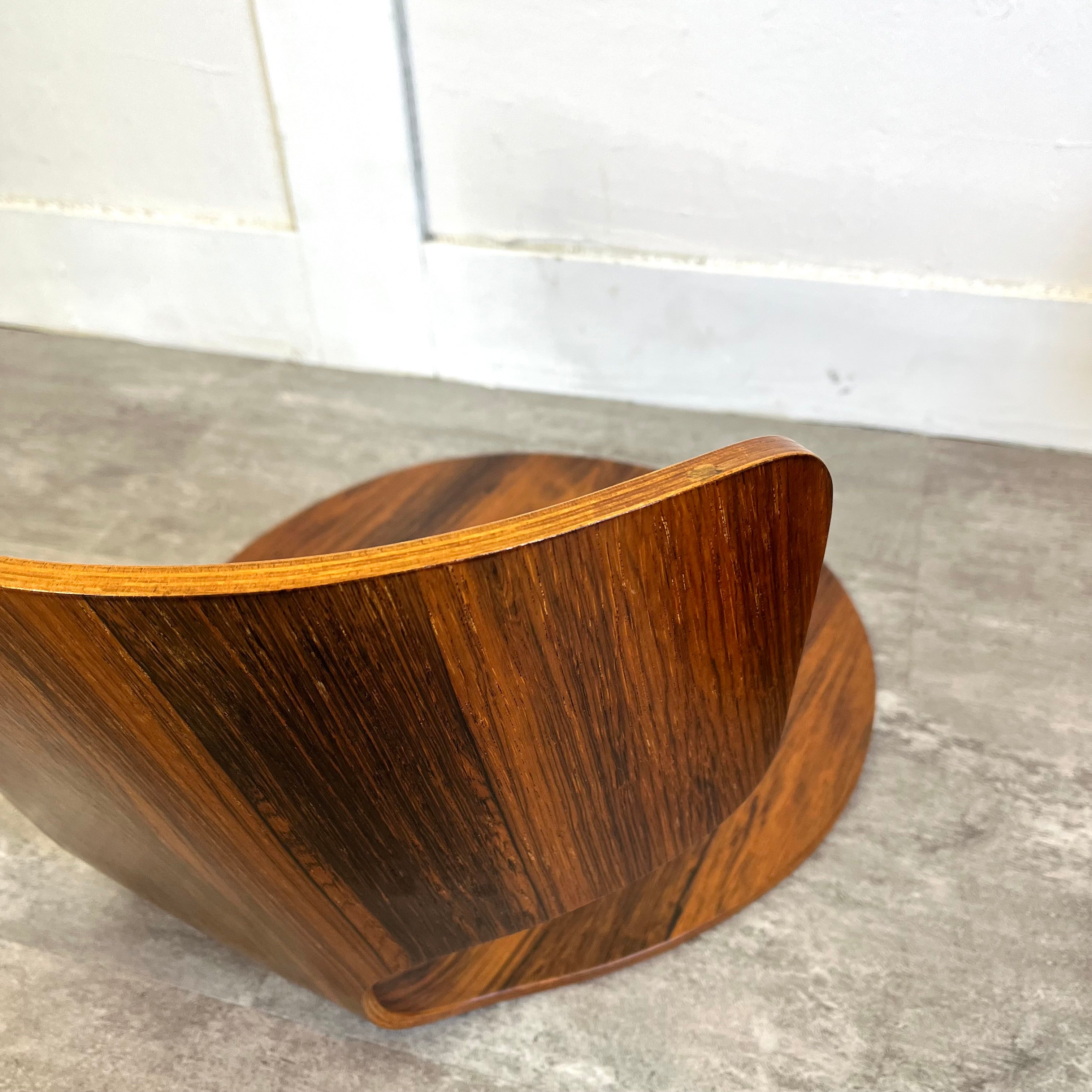 天童木工/Tendo カブト 座椅子 剣持勇ブラジリアンローズウッド