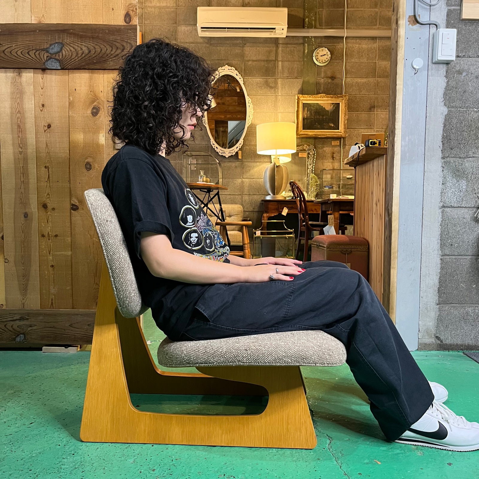 Tendo 木製座椅子 裏面に傷有り Tendo 木製座椅子 裏面に傷有り 天童