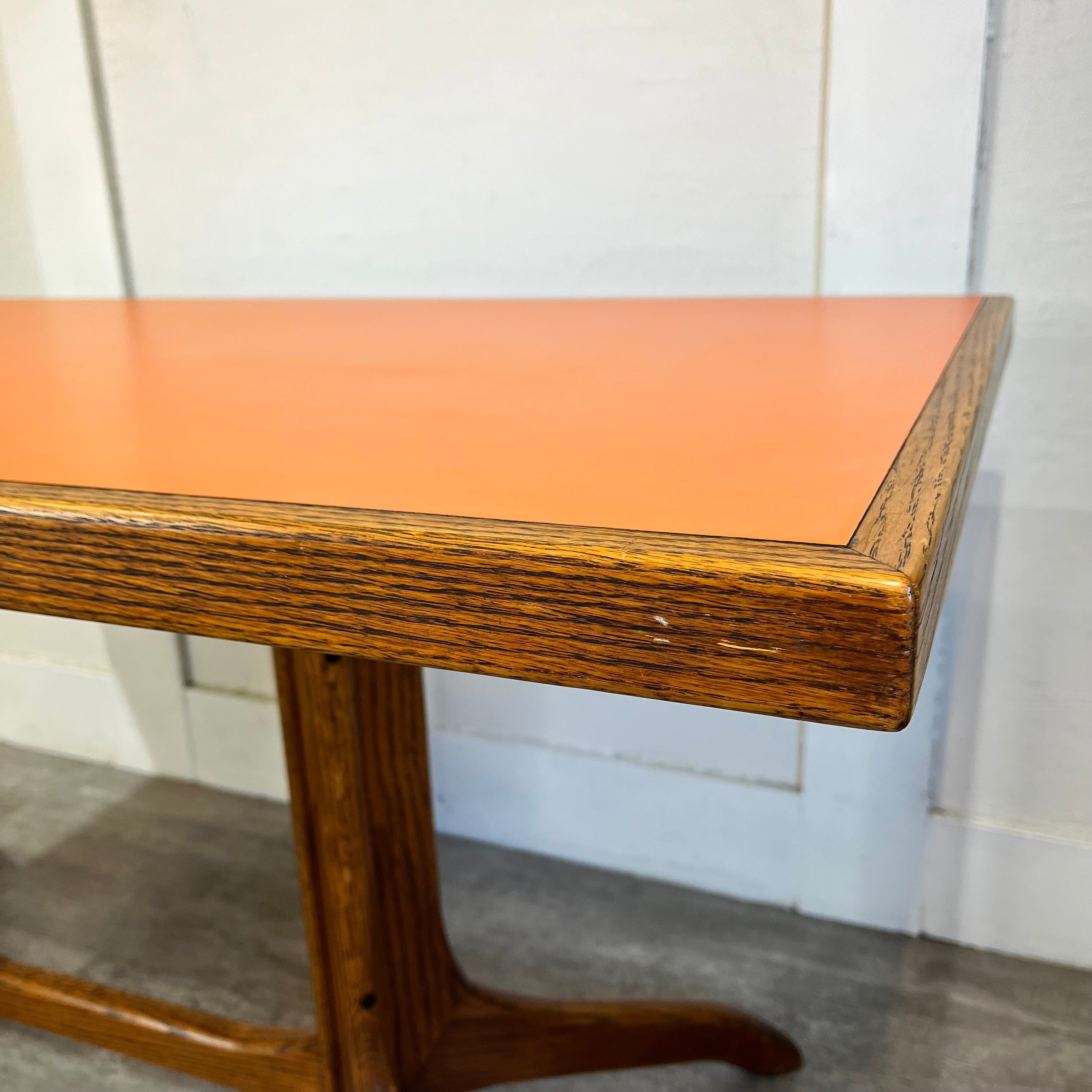 アメリカンヴィンテージ サイドテーブル オーク レトロ 中古