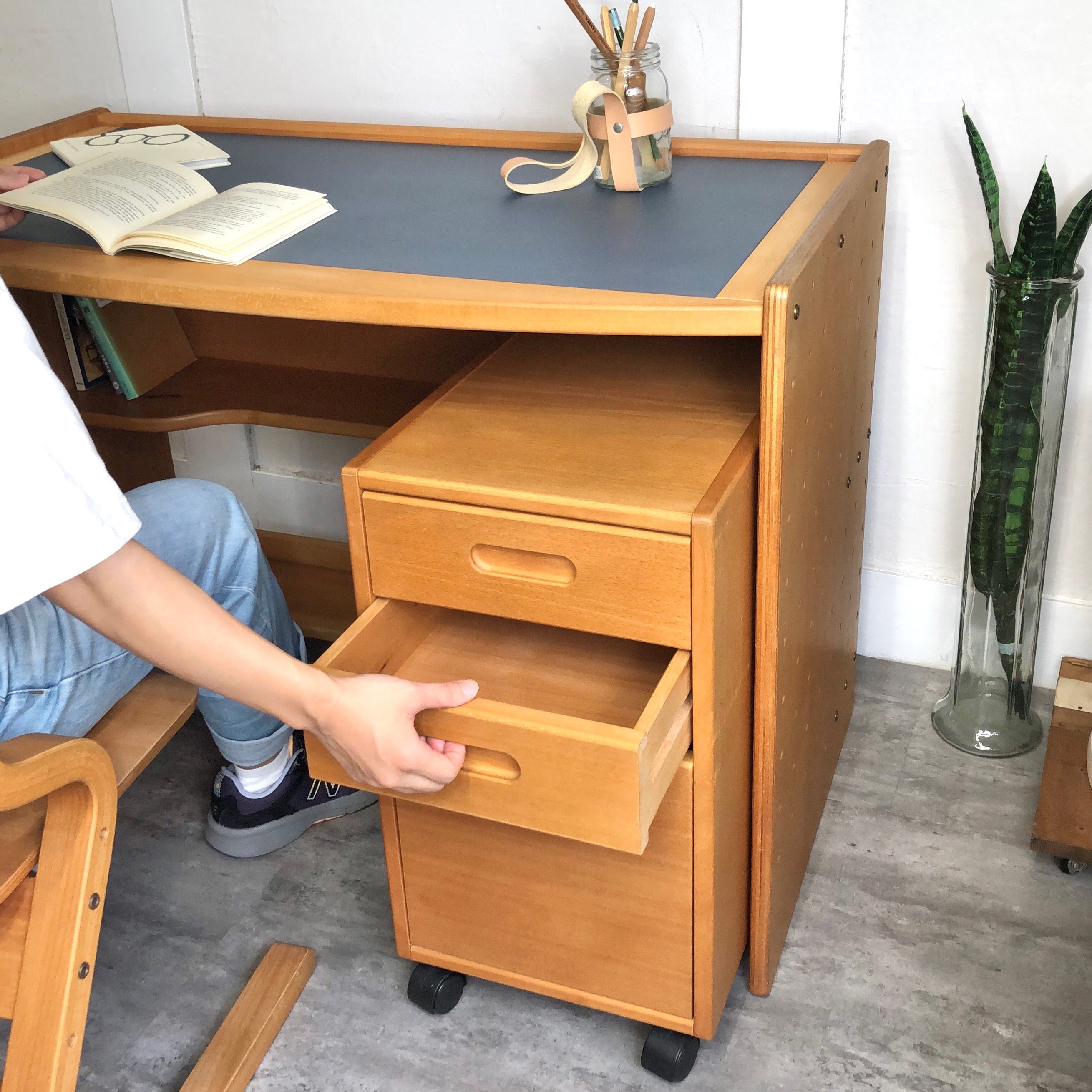 フォルミオ / Formio リノリウム天板 デスク チェア ワゴン 勉強机