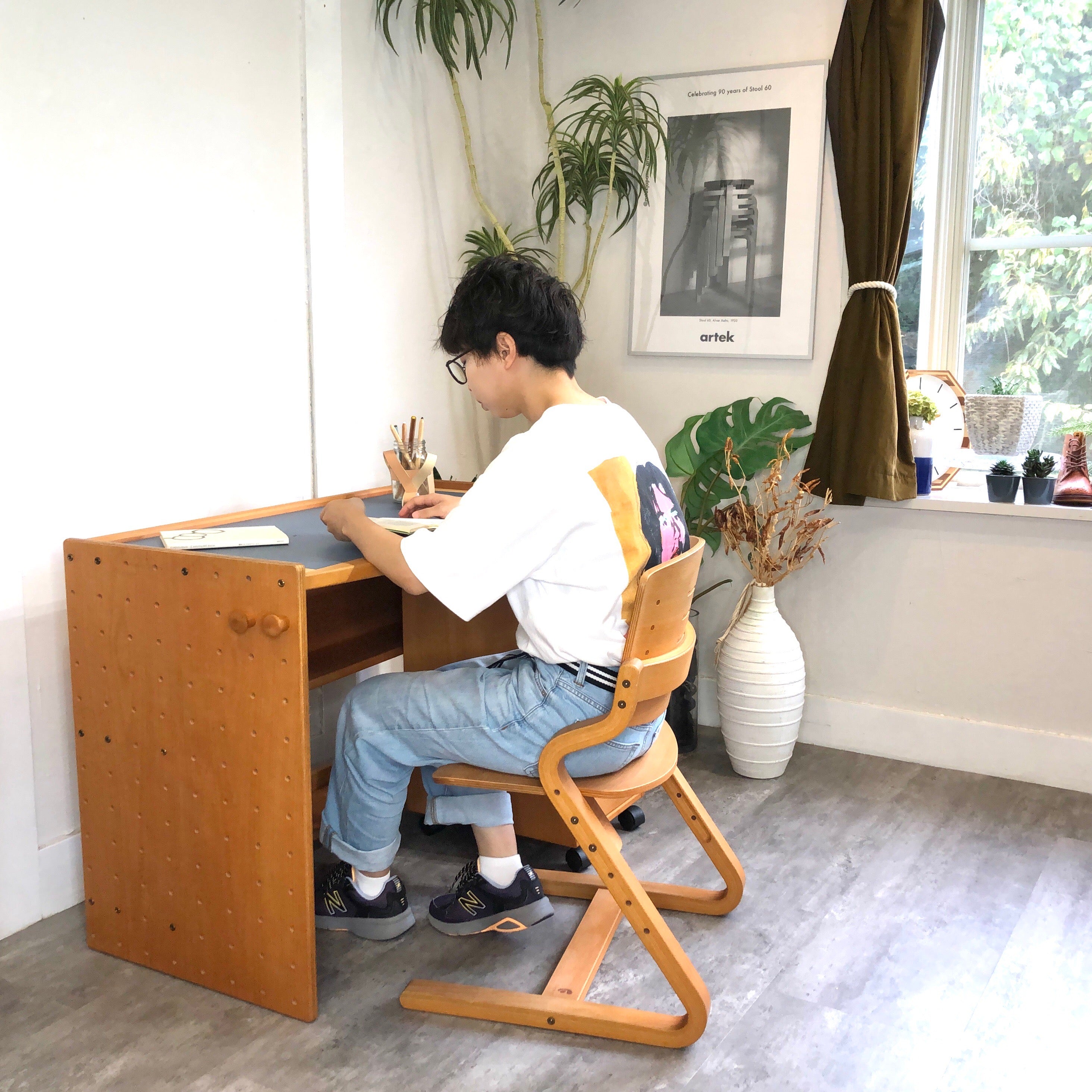 フォルミオ / Formio リノリウム天板 デスク チェア ワゴン 勉強机