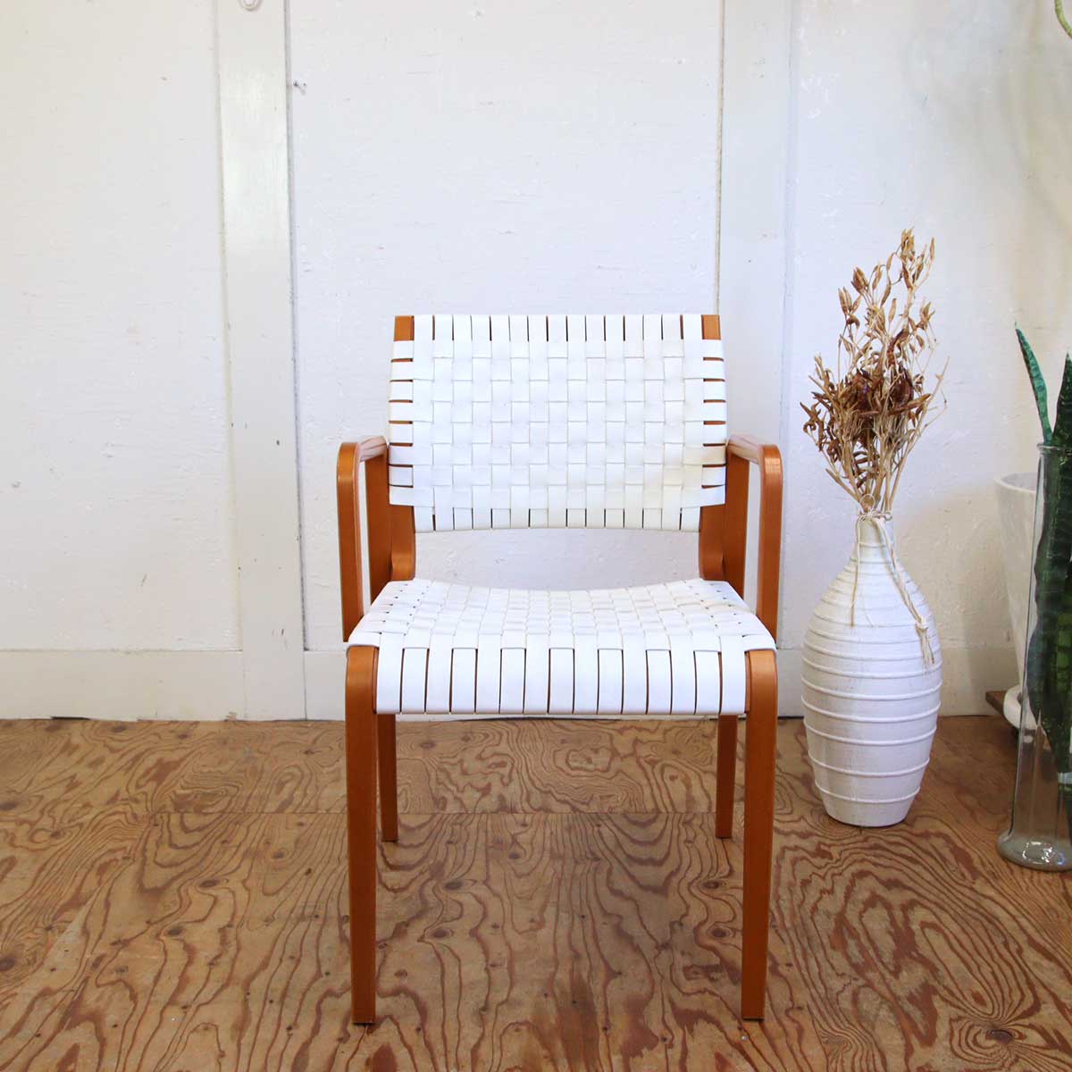 アルフレックス / arflex NTスリム アームチェア ホワイト 【2】 中古