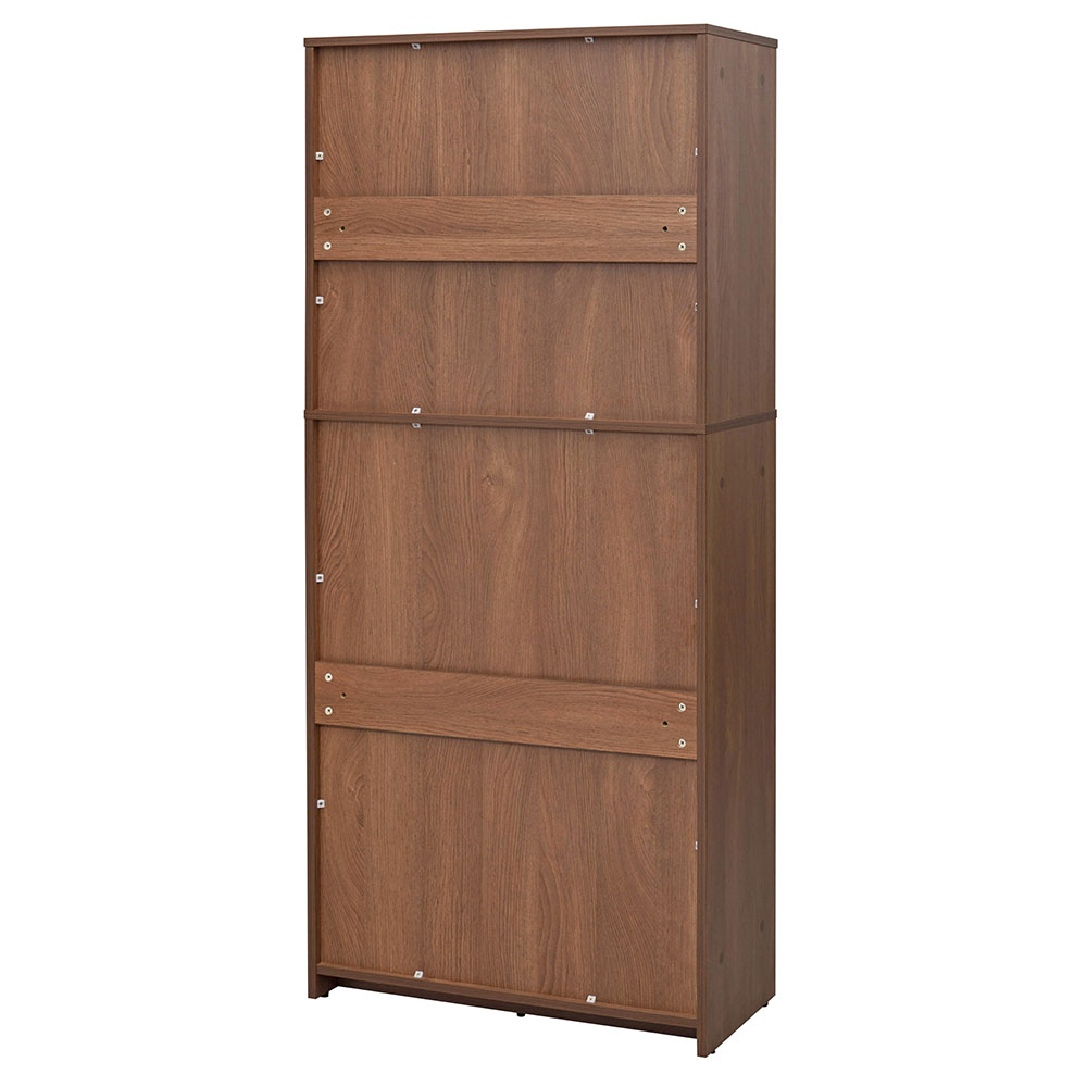 プラン木製シェルフ W800×H1850 ウォルナット×ウォルナット RFPS