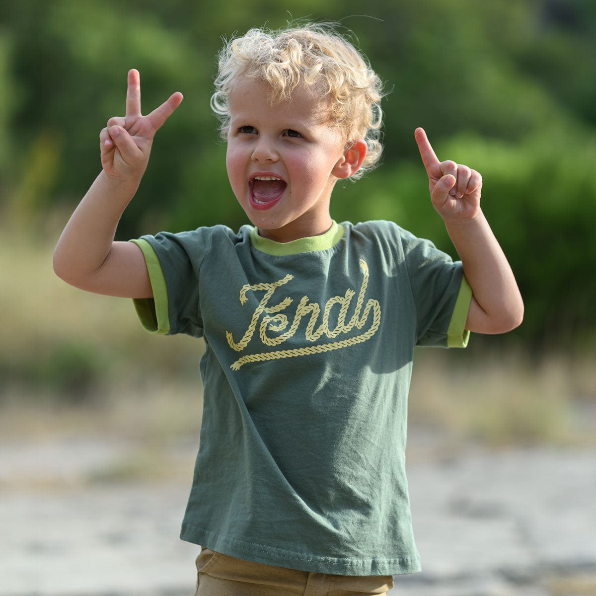 Feral Youth Ringer | Kids' T-Shirt | Youth Apparel – RIVER ROAD