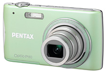 PENTAX Optio P80 A stylish, ultra-slim digital compact camera