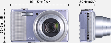CX3 / Digital Cameras | Ricoh Global