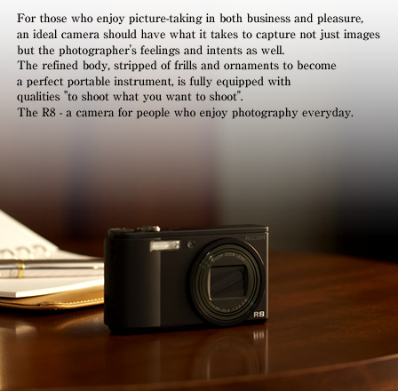 R8 / Digital Cameras | Ricoh Global