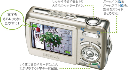 Optio E70｜コンパクトデジタルカメラ | RICOH IMAGING