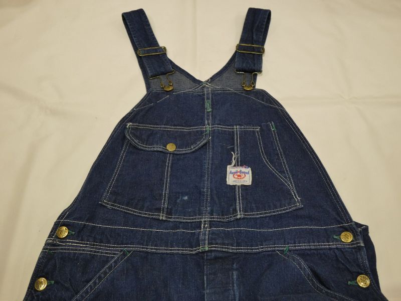 50s Anvil Brand DENIM OVERALLS - RICUR