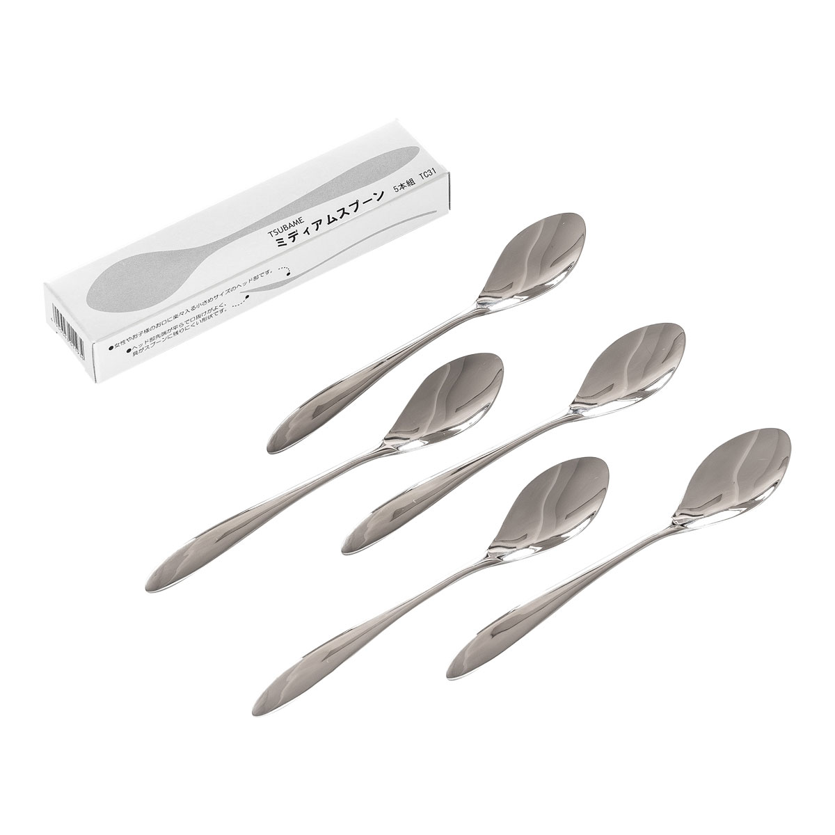 TSUBAME ミディアムスプーン 5本組【製造元出荷】 | Rinnai Style