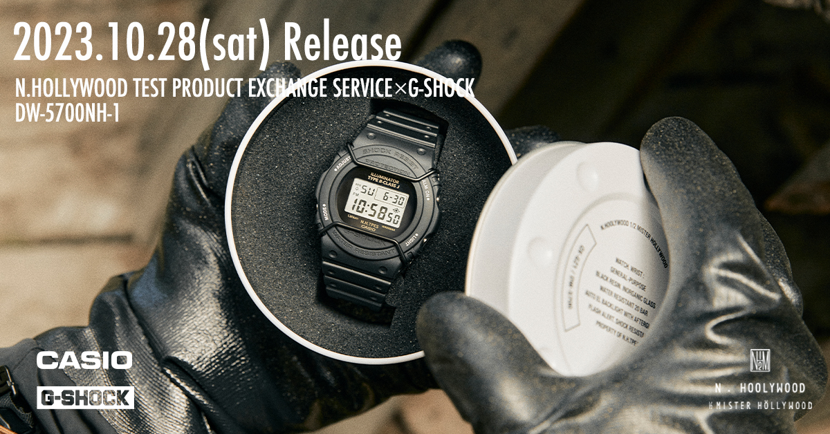 2023.10.28(sat)Release N.HOOLYWOOD×G-SHOCK | FEATURE | rish-online