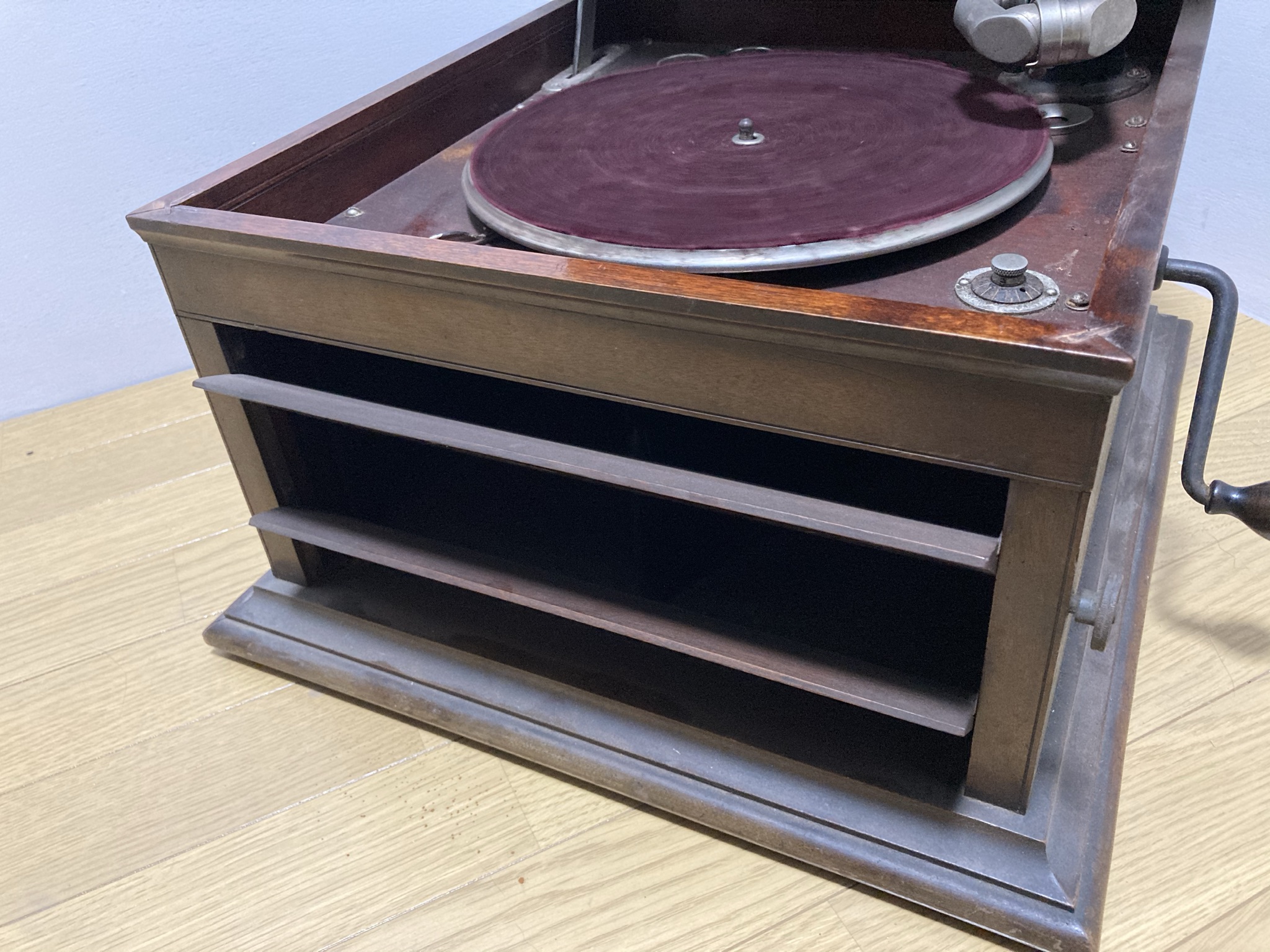 Columbia コロムビア SP盤蓄音機 レコードプレーヤー レトロ