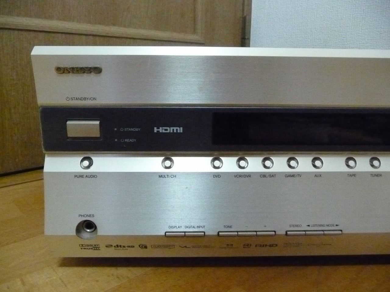 AVアンプ ONKYO TX-SA605 オンキヨー 7.1ch HDMI ゴールド AV CENTER