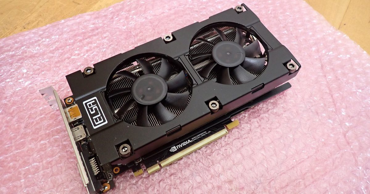 グラフィックボード ELSA GEFORCE GTX1060 6GB S.A.C R2 エルザ NVDIA