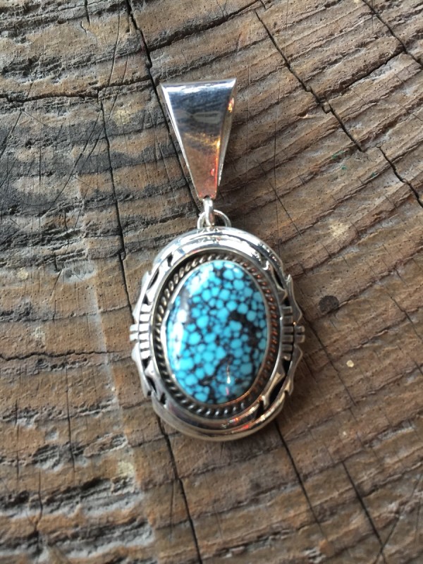 NAVAJO ナバホ族 Elouise Kee作 KingmanTurquoiseキングマンターコイズ