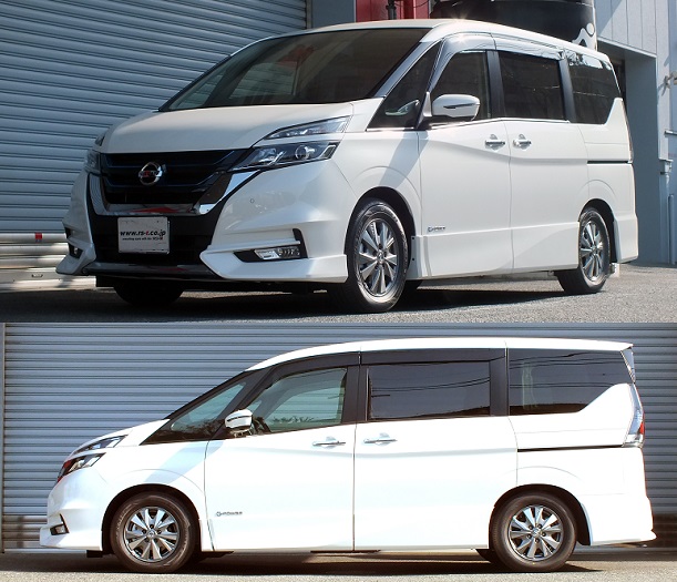 RS-R Ti2000 ダウンサス セレナ C25 C26 GC27 2WD ローダウン N700TW