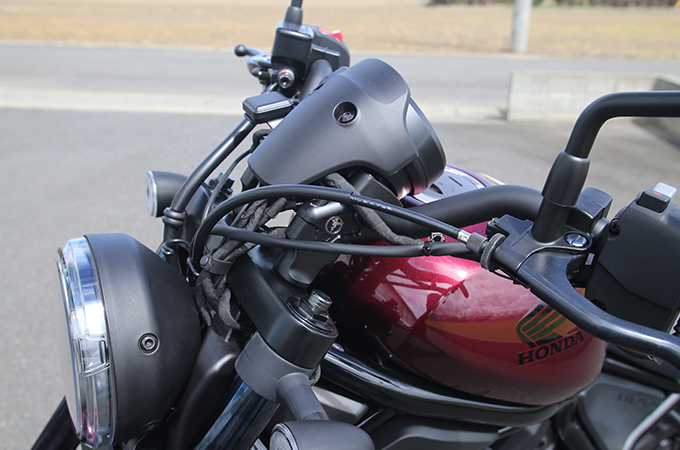 Rebel 1100/DCT ハンドルセットバックライザー | アールズ・ギア [Fun