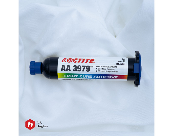 Loctite 3979 Fluorescent One-Part Acrylic Adhesive, 25 ml Syringe