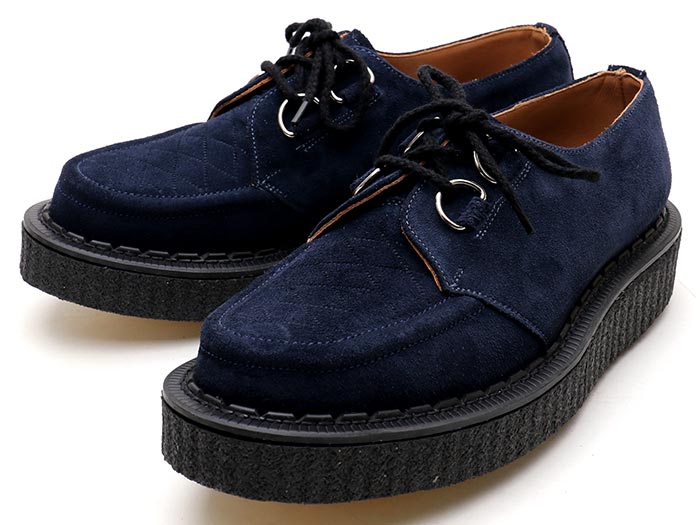 ジョージコックスBINGLEY ネイビースエード（No.5コルゲートソール
