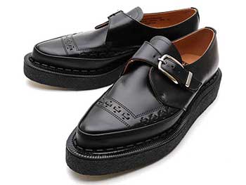 ジョージコックス 3976 DIANO MONK ブラックレザー ブラック