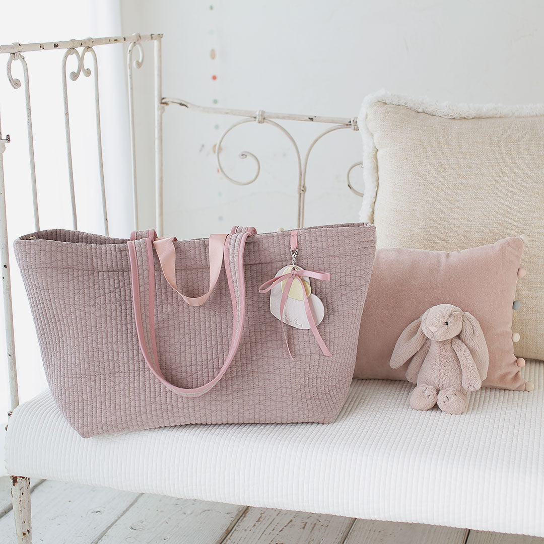 ヌビバック Lサイズ クラウディピンク（ハートチャーム） | マザーズ