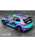 Bittydesign SKODA Fabia RS Rally2 1/10 190mm rally clear body