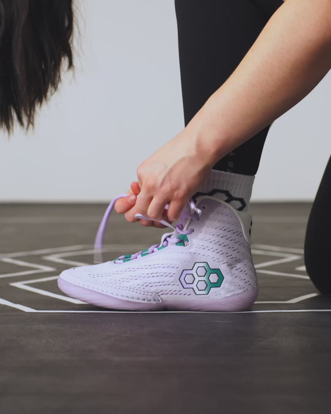 Sarah Hildebrandt Women's Adult Wrestling Shoes - Electric Lilac